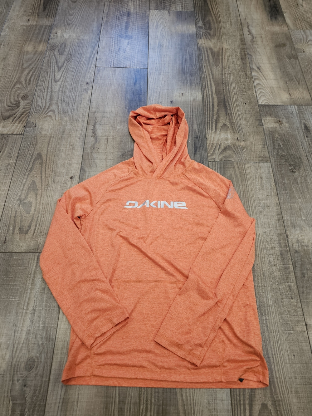 4/$10 Boys 14/16 Large Dakine Orange Hooded Pullover Lightweight Athletic